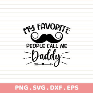 Daddy SVG Cut File. Cricut, Silhouette, CNC, Laser.