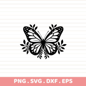 Butterfly SVG Cut File for Cricut, Silhouette, CNC & Laser Cutters.