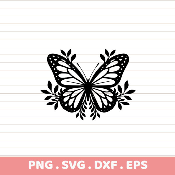 Butterfly SVG Cut File for Cricut, Silhouette, CNC & Laser Cutters.
