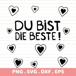 n alt text option that meets the requirements: "You're the Best! German Valentine's SVG, DTF, Sublimation Design. Instant Download.