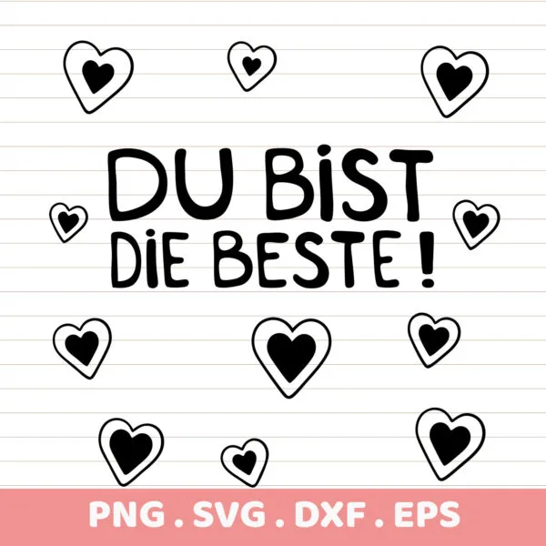 n alt text option that meets the requirements: "You're the Best! German Valentine's SVG, DTF, Sublimation Design. Instant Download.