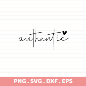Authentic SVG Cut File for Cricut, Silhouette, CNC.