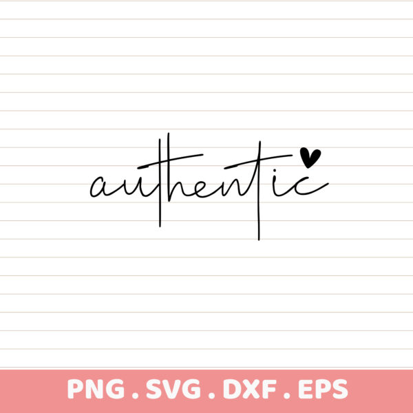 Authentic SVG Cut File for Cricut, Silhouette, CNC.
