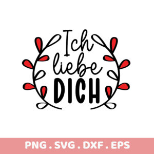 Red & white floral wreath sublimation design. PNG, SVG, DXF, EPS files. Perfect wedding or party gift.