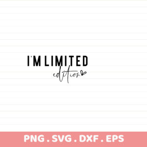 Limited Edition SVG, DXF, EPS Cut Files. Perfect for Cricut, Silhouette, and CNC machines.