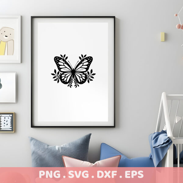 Butterfly Laser Cut SVG, Cricut, Silhouette, CNC Files. Stencil Template. DIY Gift.
