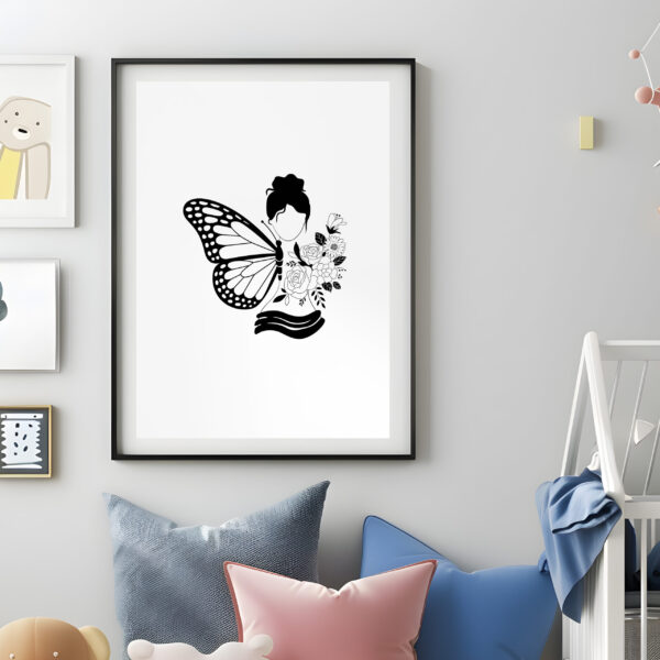 Laser Cut Butterfly SVG. Geometric abstract art for Cricut, Silhouette, CNC & laser cutting. Perfect DIY gift.