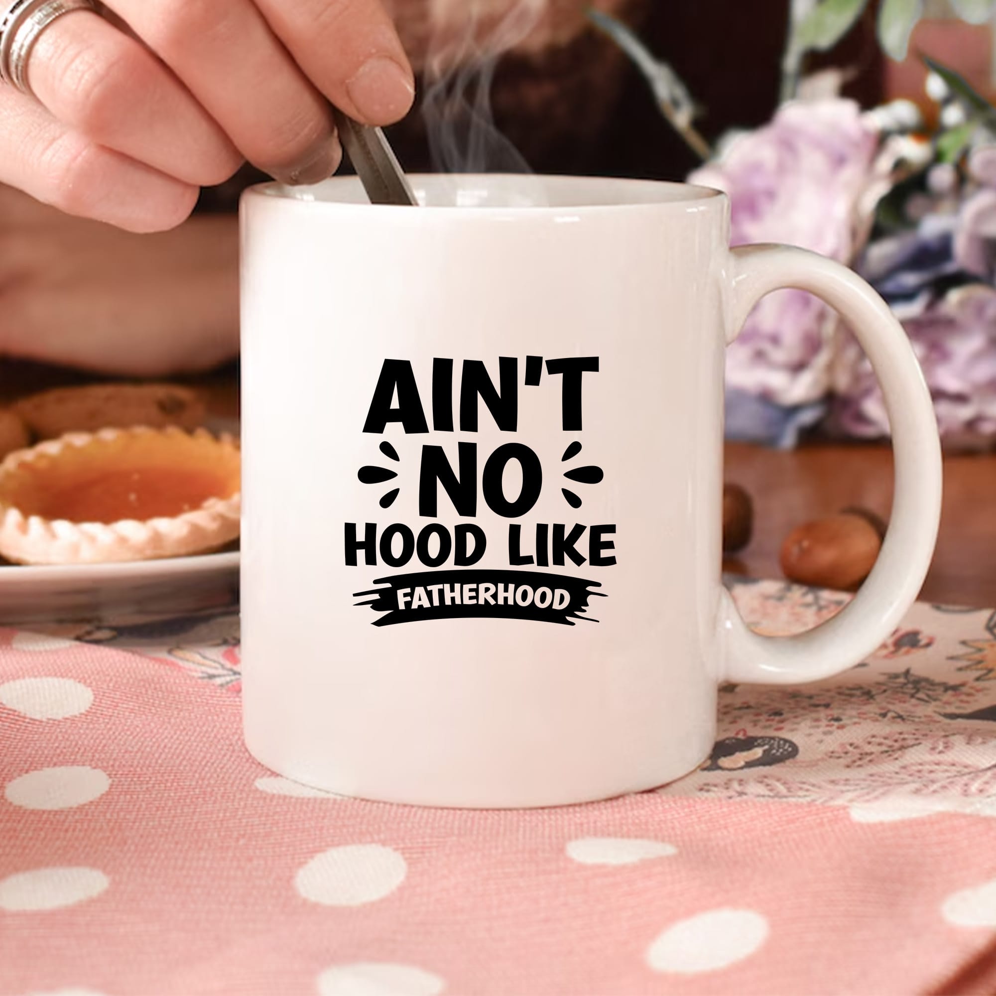 Funny Father's Day Mug Sublimation Design. Perfect gift! DTF PNG, SVG, DXF, EPS.