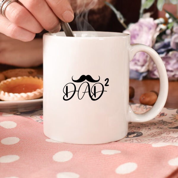 Dad Mug SVG Cut File. Perfect Father's Day gift. Cricut, Silhouette, CNC compatible.