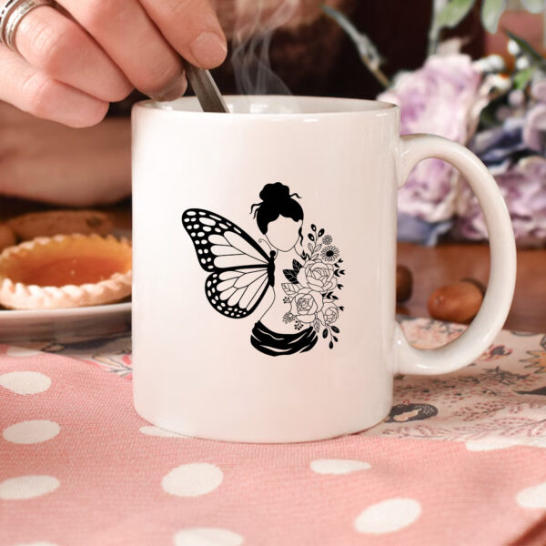 Butterfly SVG Cut File. Geometric floral design for Cricut, Silhouette, CNC & laser cutting. Perfect DIY craft gift.