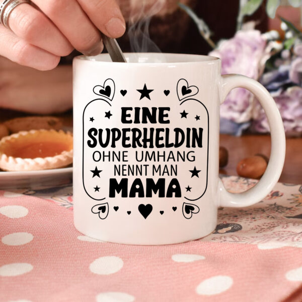 Mama Superhero Mug, DTF & Sublimation PNG. Ready to print. Gift idea.