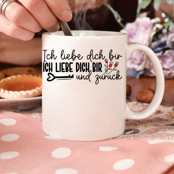 Red Rose Mug Gift. Sublimation PNG, DTF design, SVG clipart. Instant download.