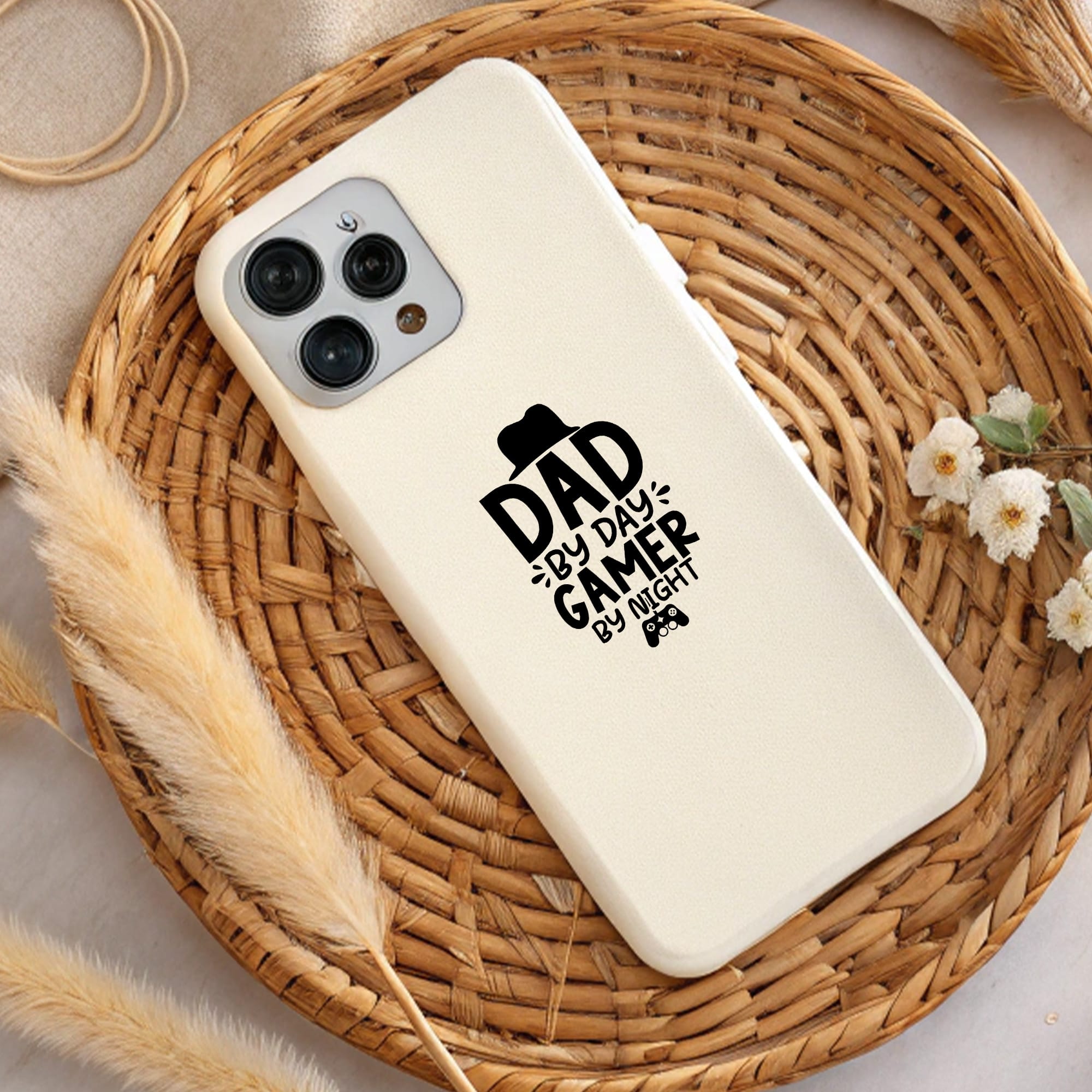 Dad Gamer Phone Case Sublimation Design. Father's Day Gift. SVG, PNG, DXF.
