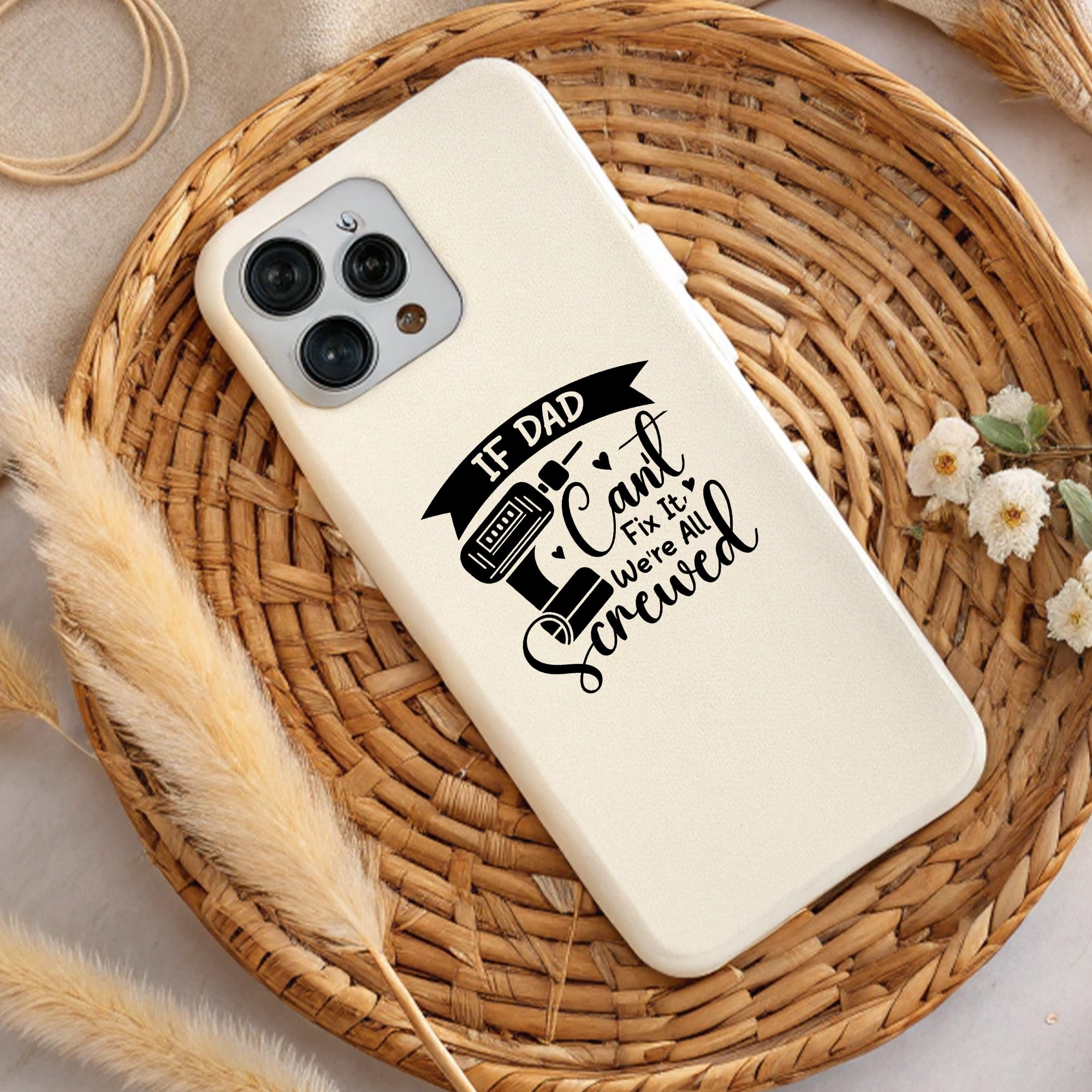 Funny Dad Phone Case Sublimation Design. Perfect Father's Day gift! PNG, SVG, DXF, EPS files included.