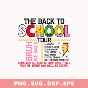 Back To School Cricut" SVG for teacher appreciation gift cutting project.