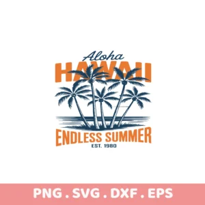 Aloha Hawaii SVG Bundle: Cricut, Silhouette, Laser Cutter & Screen Print Files.