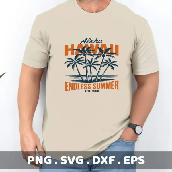 Aloha Hawaii SVG Bundle: Cricut, Silhouette, Laser Cutter Files.