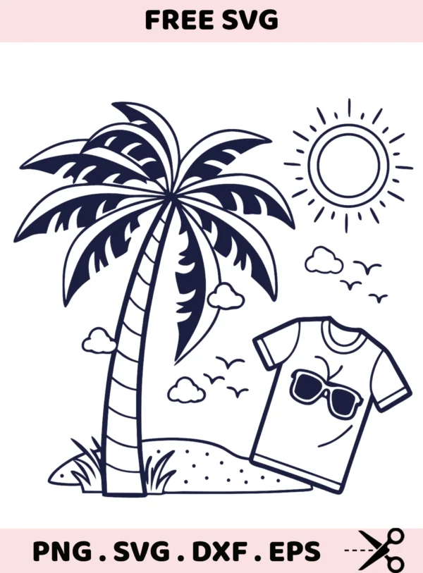 Chase the Sun SVG Bundle: Cricut, Silhouette, laser & screen print stencils.
