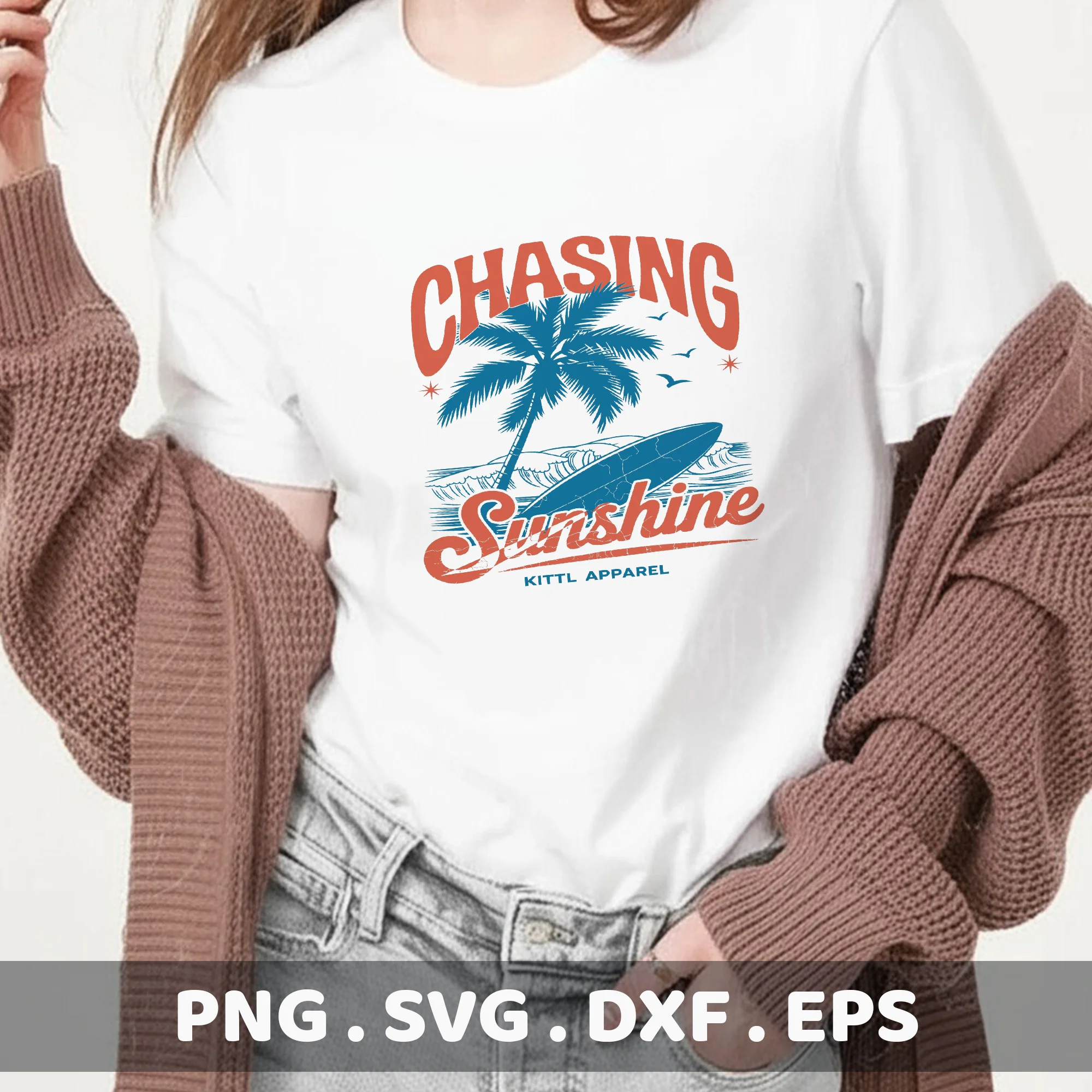 Premium Surfboard SVG Design for Cricut, Silhouette, and Laser Cutting. Includes screen printing stencils.