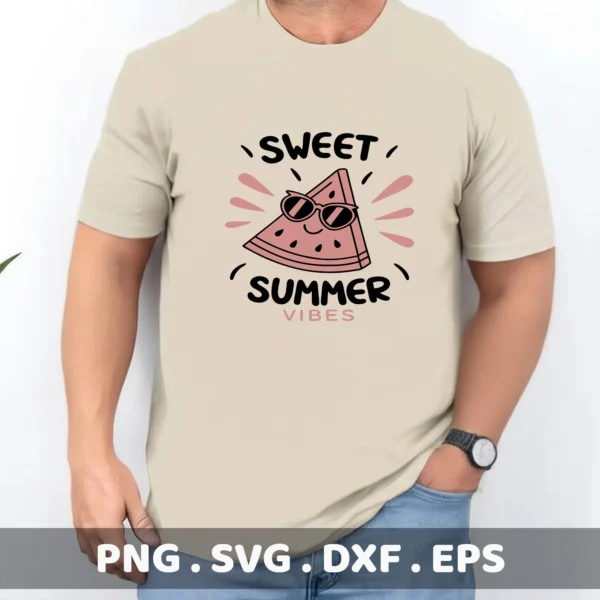 Cool Watermelon SVG Cut Files for Cricut & Silhouette. Perfect summer screen print stencil design.