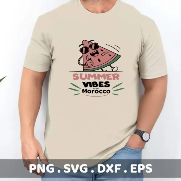 Summer Watermelon SVG Cut Files for Cricut & Silhouette.