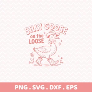Banana Goose Cricut file for vinyl decal or t-shirt screen print design.