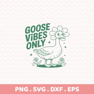 Funny "Banana Goose Cricut File" for vinyl decal or t-shirt screen print.