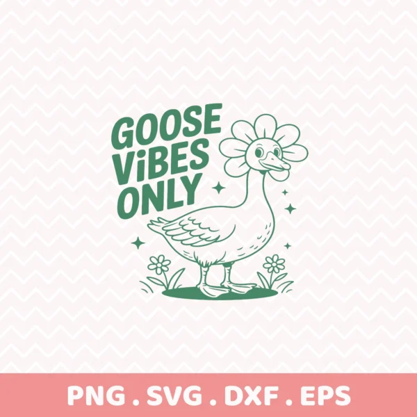 Funny "Banana Goose Cricut File" for vinyl decal or t-shirt screen print.