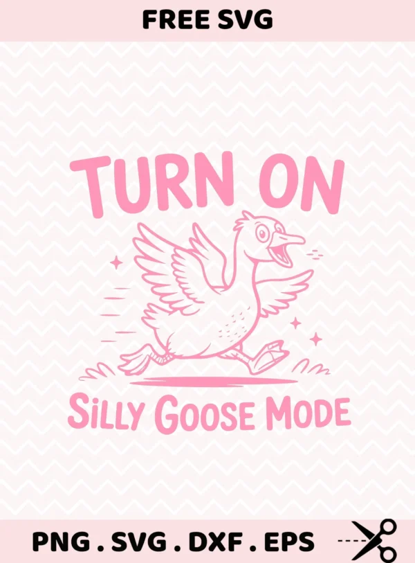 Banana Goose Cricut File" for a funny t-shirt screen print design.