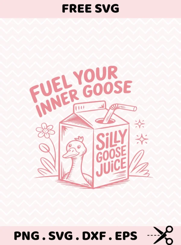 Fuel Your Inner Goose" SVG for Cricut vinyl decal and screen print design.