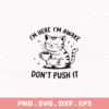 Grumpy cat SVG Cricut file for t-shirt screen printing.