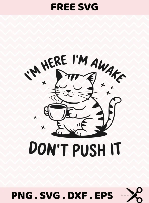 Grumpy cat SVG Cricut file for t-shirt screen printing.
