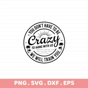 Cricut, Silhouette, & Laser Cutter SVG, DXF Files. Beach-themed stencil design.