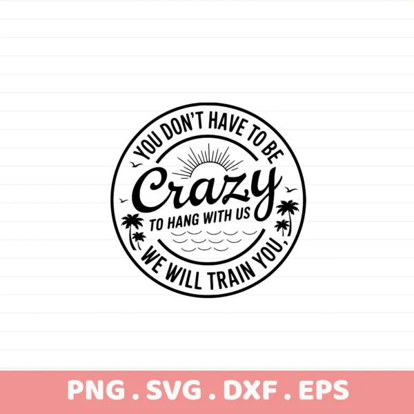 Cricut, Silhouette, & Laser Cutter SVG, DXF Files. Beach-themed stencil design.
