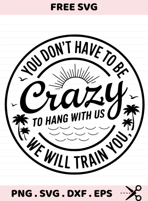 SVG, DXF, Cricut, Silhouette cutting files. "Crazy" design stencil for screen printing. Black background.