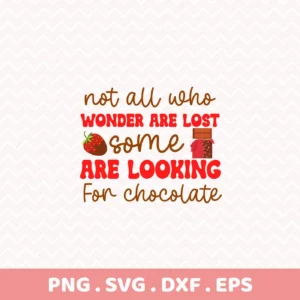Chocolate lover Cricut design for a vinyl decal on a treat jar.