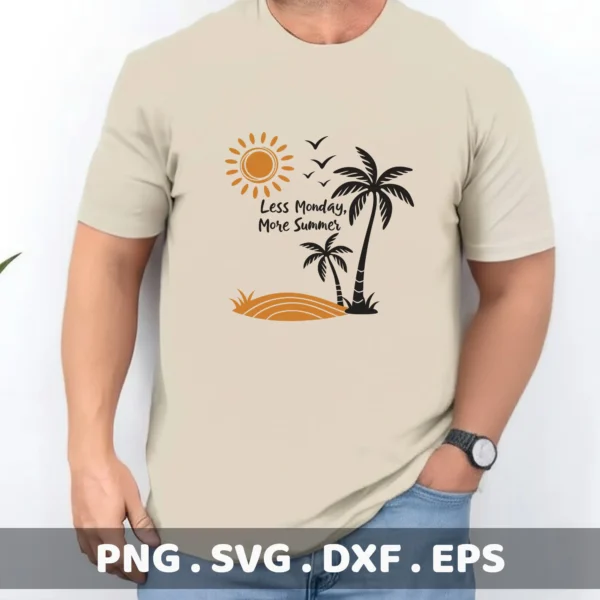 Summer Beach SVG Bundle: Cricut, Silhouette, Stencil Files