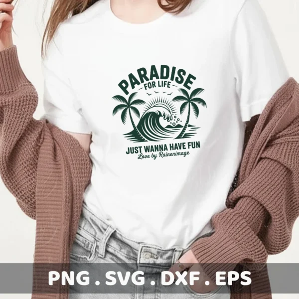 Beach Wave SVG Bundle: Cricut, Silhouette, Laser & Screen Print Stencils
