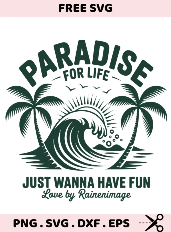 Beach wave SVG bundle for Cricut, Silhouette, and laser cutting. Perfect for screen printing stencils.