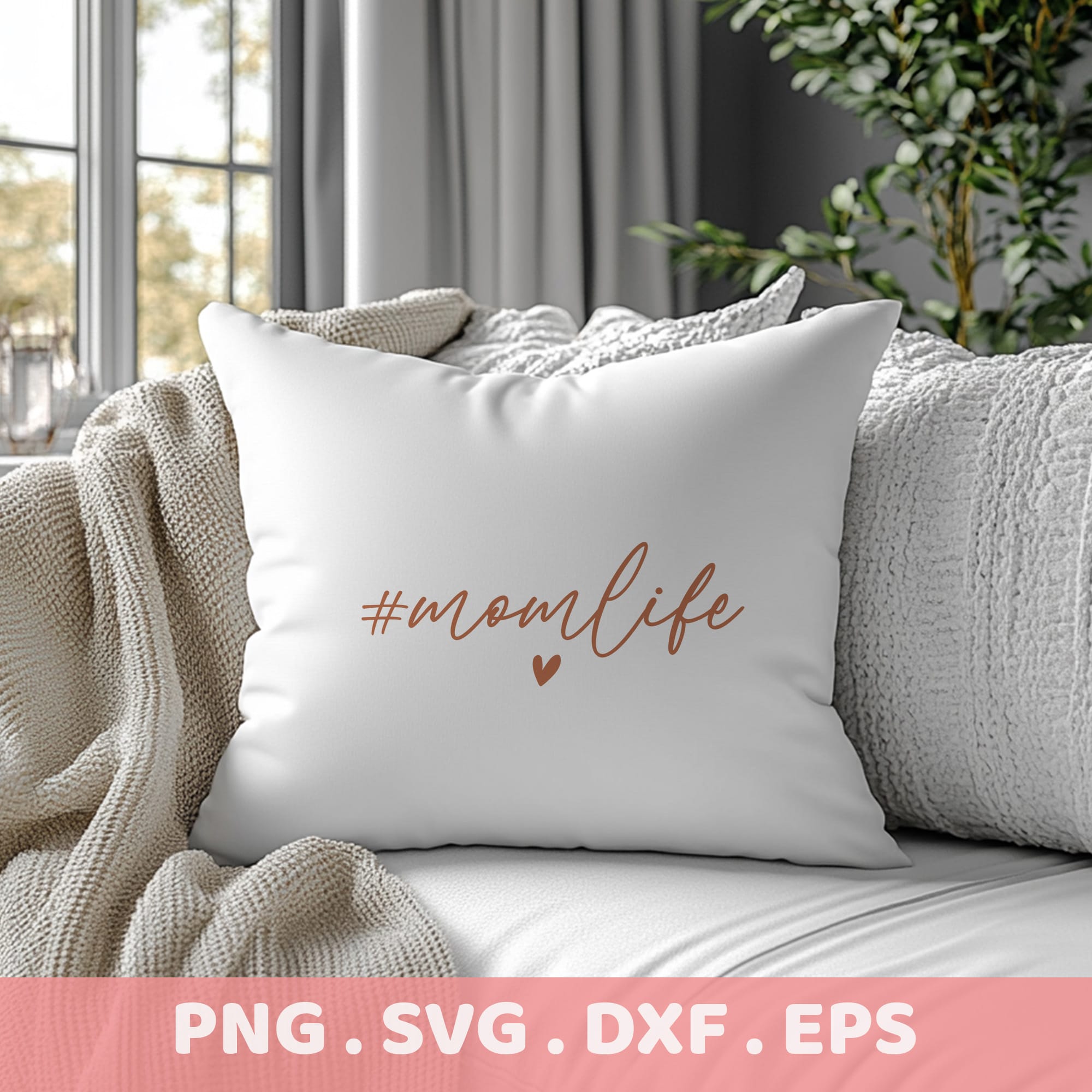 Mom Life SVG Cut Files. Cricut, Silhouette, CNC compatible. Perfect Mother's Day gift.