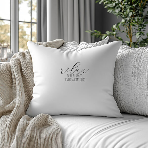 Relax Pillow Design. Cricut, Silhouette, CNC, Laser Cut SVG.