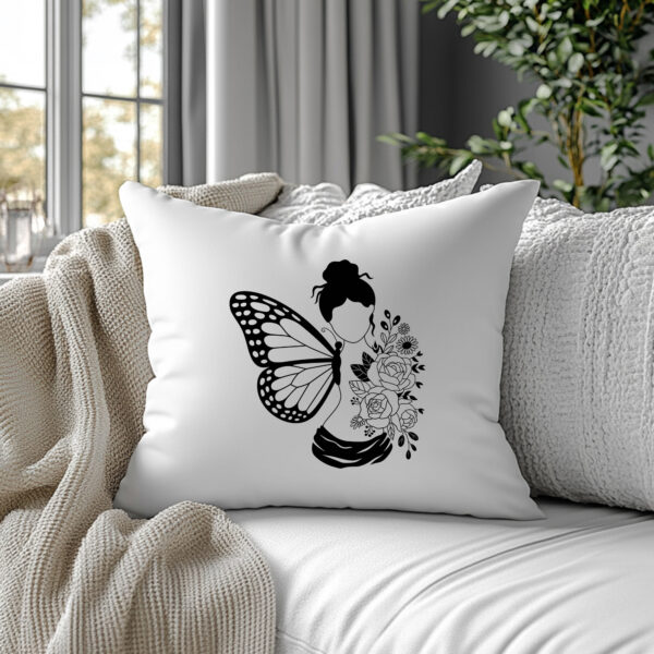 Butterfly SVG Cut File. Geometric floral design for Cricut, Silhouette, CNC & laser cutting. Perfect DIY craft project.